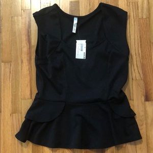 New Peplum top size M
